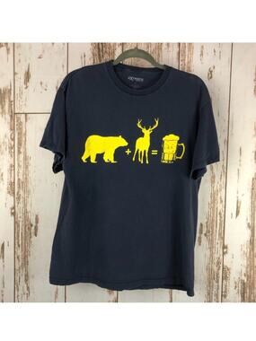 Fun Beer Graphic T-shirt, Size Large. In good used condition!